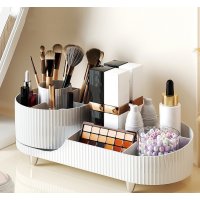 HD637 - Makeup Organiser Black Rotating Makeup Organiser